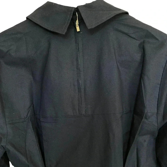 NEW Tibi Navy Button Down Shirt Dress Size Extra Small - Picture 6 of 8